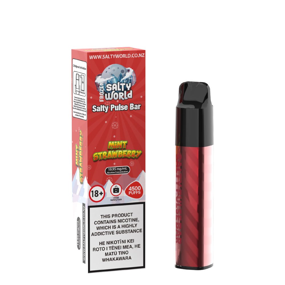 [Ice Edition] Salty Pulse Bar Strawberry Disposable Vape | Shosha Vape NZ