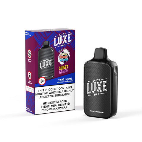 Salty Luxe Bar Sweet Grape Disposable Vape | Shosha Vape NZ