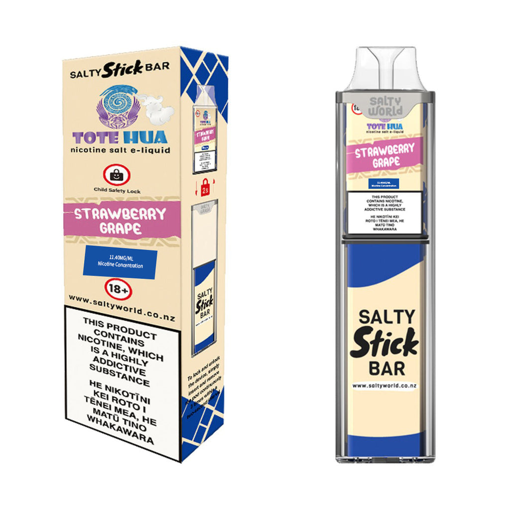 Salty Stick Bar Strawberry Grape Disposable Vape